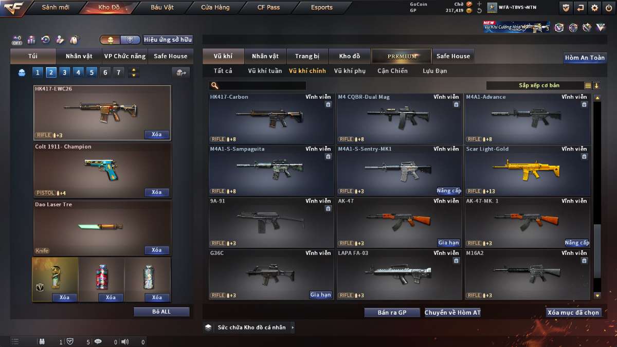 shop acc cf uy tin gia re